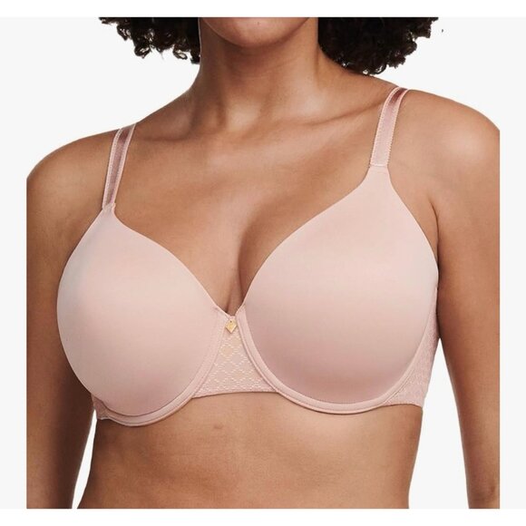 Chantelle 16M6 Norah Chic T-Shirt Underwire Bra Pink Size 36G - Picture 1 of 5